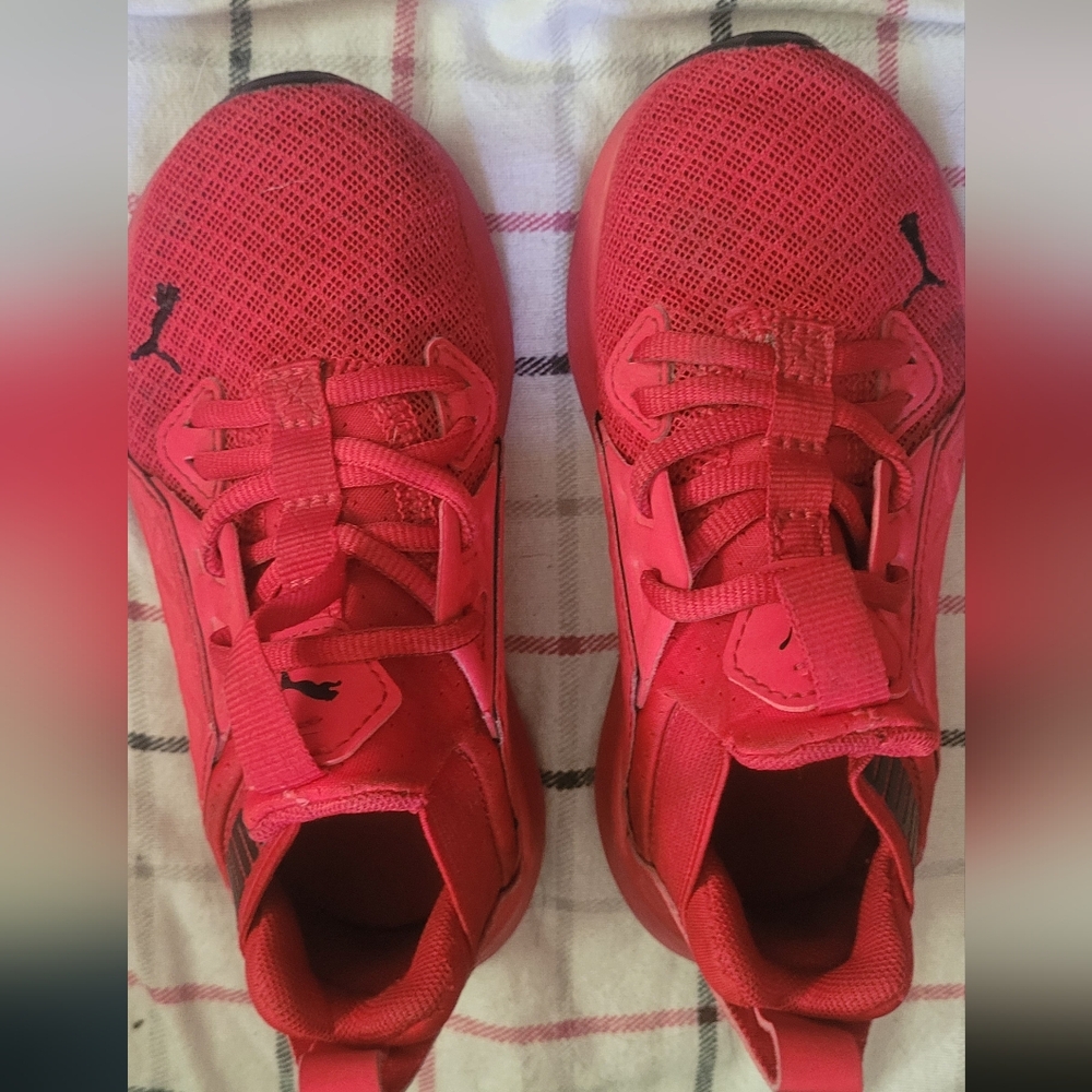 Puma Kids Vibrant Red Sneakers